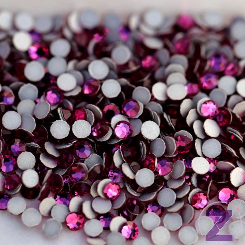 preciosa strasszkő ss5 méretben fuchsia színben