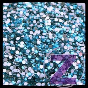 Kép 1/2 - zodiac strasszkő ss8 aquamarin színben
