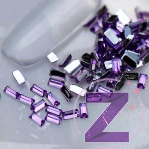 Kép 2/2 - akril forma hasáb alakban light amethyst színben