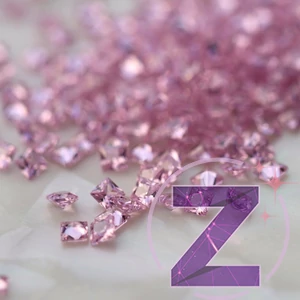 Kép 3/3 - cirkónia ékszerkő négyzet formában light rose színben