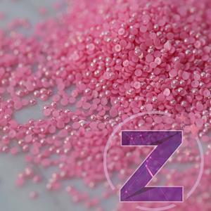 Kép 1/2 - félgyöngy körömdísz pink színben