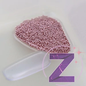 Kép 1/2 - fém szórógyöngy rose gold színben 0.6mm átmérővel