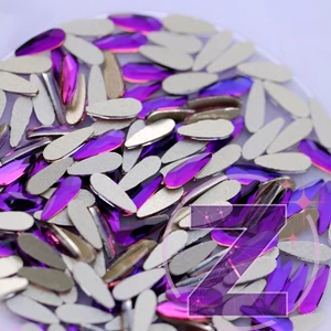 Kép 2/4 - csepp alakú formakő purple flame