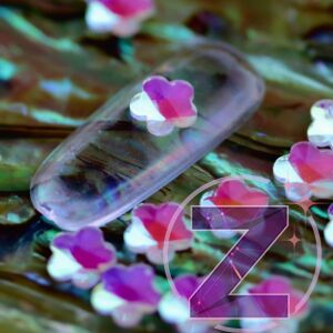 Kép 1/2 - zodiac üveg virág jeges színeffekttel