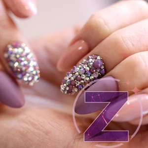 Kép 3/4 - preciosa strasszkő ss6 méretben amethyst opál színben