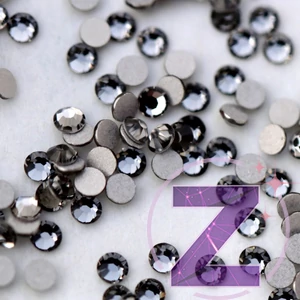 Kép 1/2 - preciosa strasszkő ss5 méretben black diamond színben