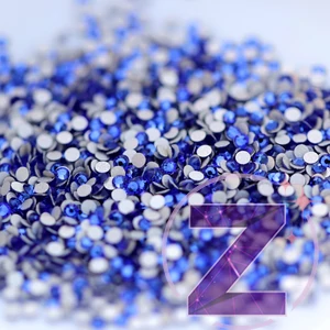 Kép 1/2 - preciosa strasszkő ss3 méretben sapphire színben