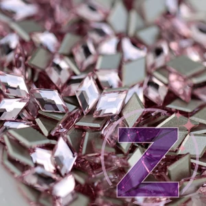 Kép 2/2 - swarovski formakő rhombus light rose