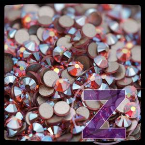 Kép 1/2 - swarovski strasszkő ss9 méretben light rose ab színben