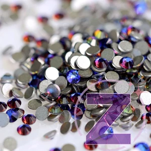 Kép 3/3 - swarovski strasszkő ss9 méretben meridian blue színben