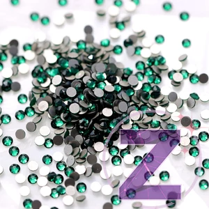 Kép 1/2 - zodiac strasszkő ss6 emerald kristály