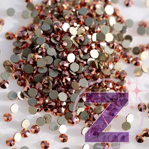 Kép 2/2 - zodiac strasszkő ss6 méretben rose gold színben