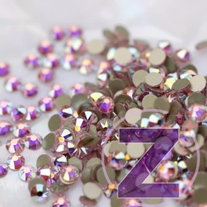 Kép 2/2 - zodiac strasszkő ss10 méretben light rose AB színben