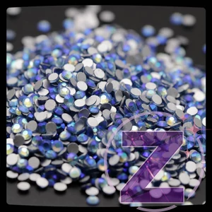 Kép 2/2 - zodiac strasszkő ss3 méretben light sapphire ab színben
