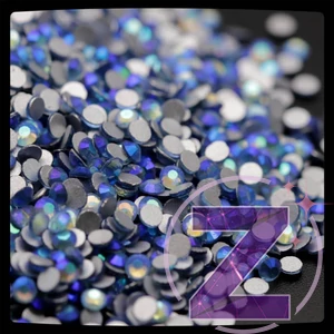Kép 1/2 - zodiac strasszkő ss3 méretben light sapphire ab színben
