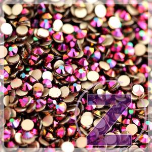 Kép 1/2 - zdiac strasszkő ss3 méretben metallic rainbow színben