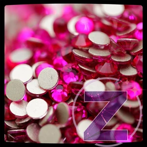 Kép 2/2 - zodiac strasszkő ss3 méretben pink színben
