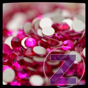 Kép 1/2 - zodiac strasszkő ss3 méretben pink színben