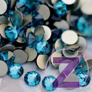 Kép 1/2 - zodiac strasszkő ss20 méretben zircon blue színben