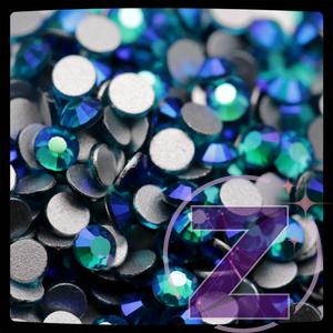 Kép 2/2 - Zodiac - strasszkő ss3 Zircon Blue AB