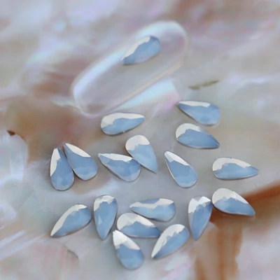 csepp alakú formakő white opal színben