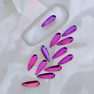 csepp alakú formakő pink rainbow színben