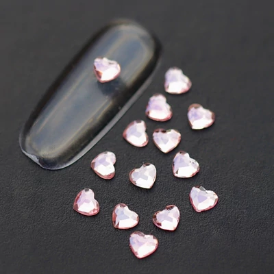 strassz fomakő light rose szív strassz fomakő light rose szív