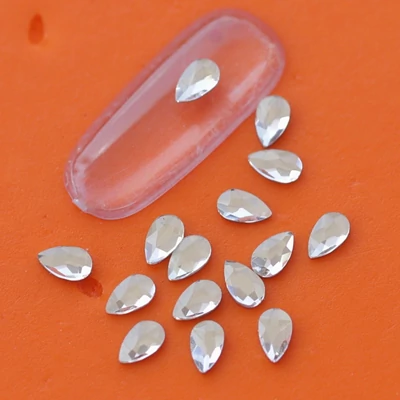 zodiac üveg mini cseppforma körömdísz crystal színben