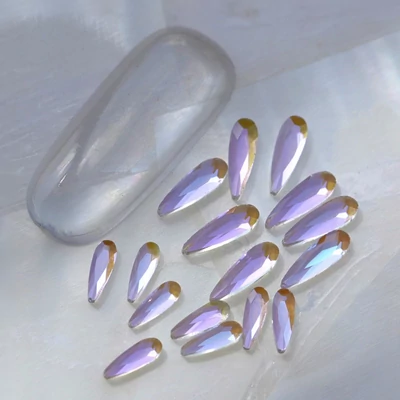 csepp alakú formakő smokey purple színben