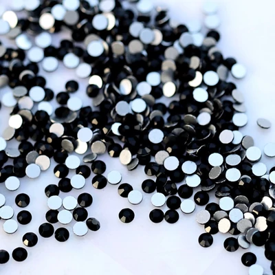 zodiac strasszkő ss10 méretben jet színben