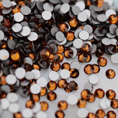 zodiac strasszkő ss10 méretben mocca színben