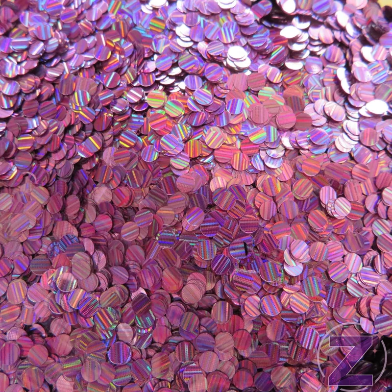 körömdíszítő flitter pink hologrammos