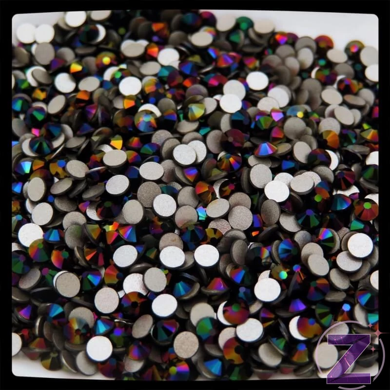 swarovski strasszkő ss5 méretben rainbow dark színben