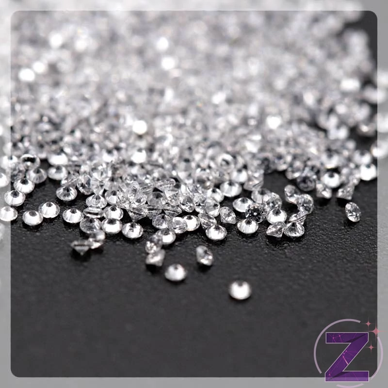cirkónia ékszerkő crystal színben 0.8mm méretben