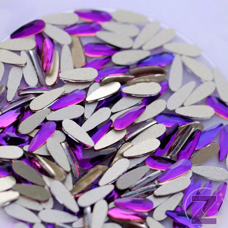 csepp alakú formakő purple flame