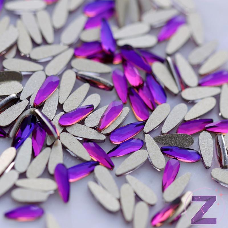 csepp alakú formakő purple flame