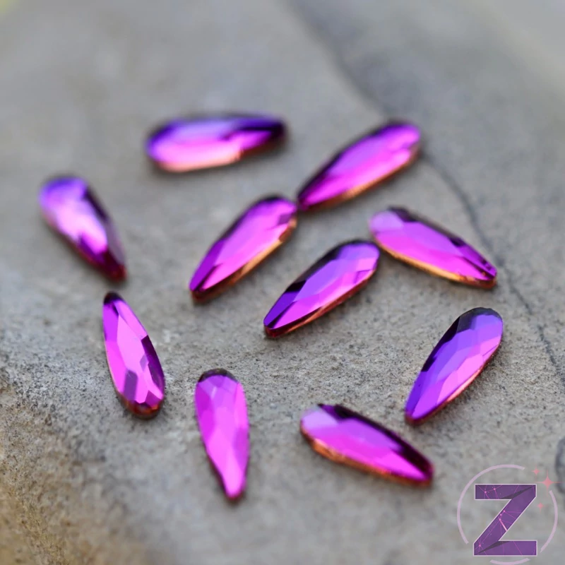 csepp alakú formakő purple flame