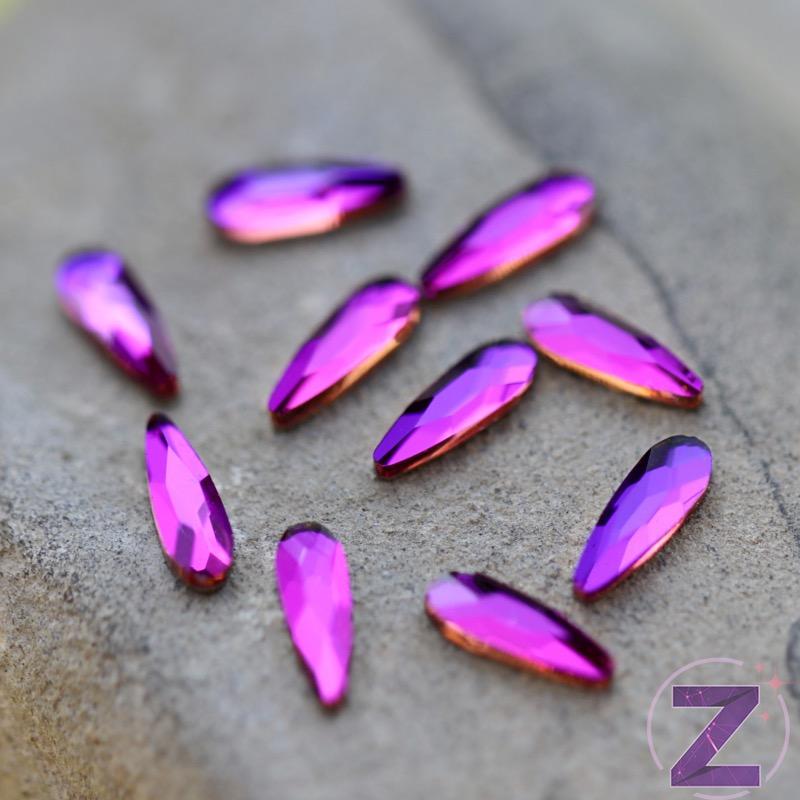 csepp alakú formakő purple flame