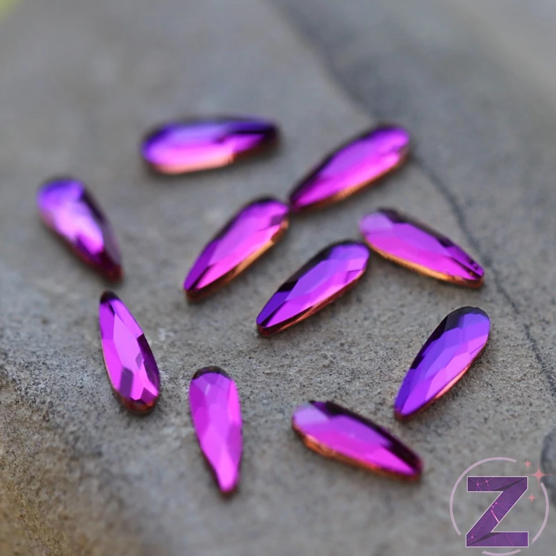 csepp alakú formakő purple flame