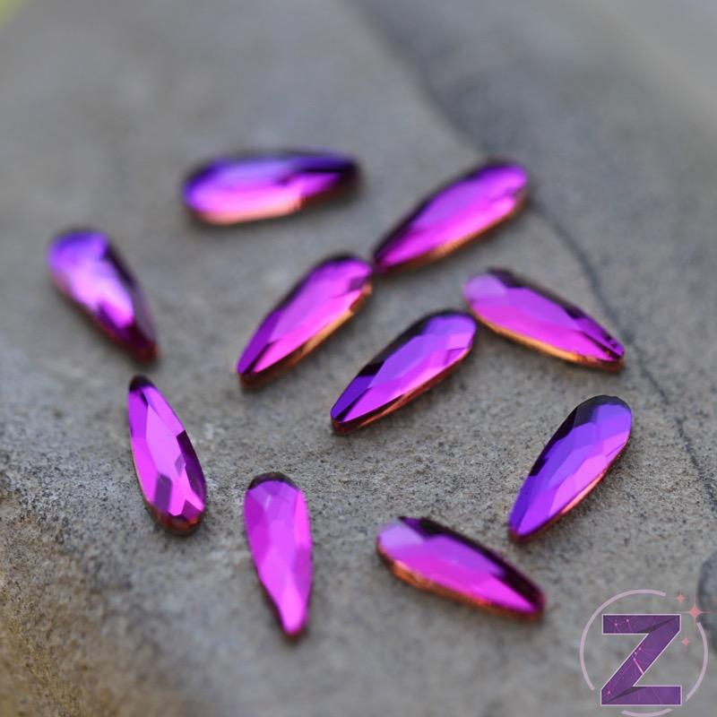 csepp alakú formakő purple flame