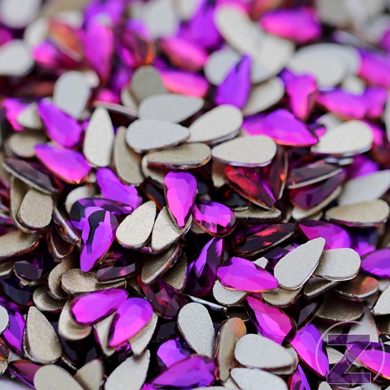 csepp alakú formakő purple flame színben