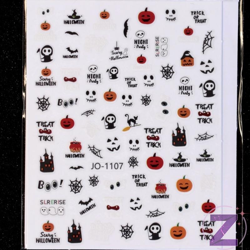 halloween körömmatrica 