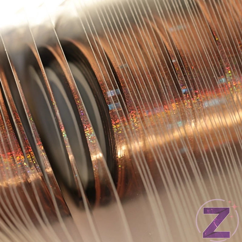 körömdíszítő szalag 1mm copper ab