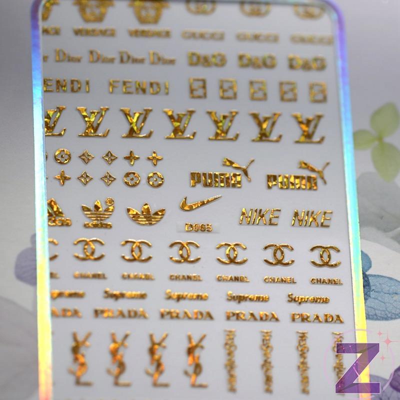 körömmatrica 3D divatmarkak színjátszó