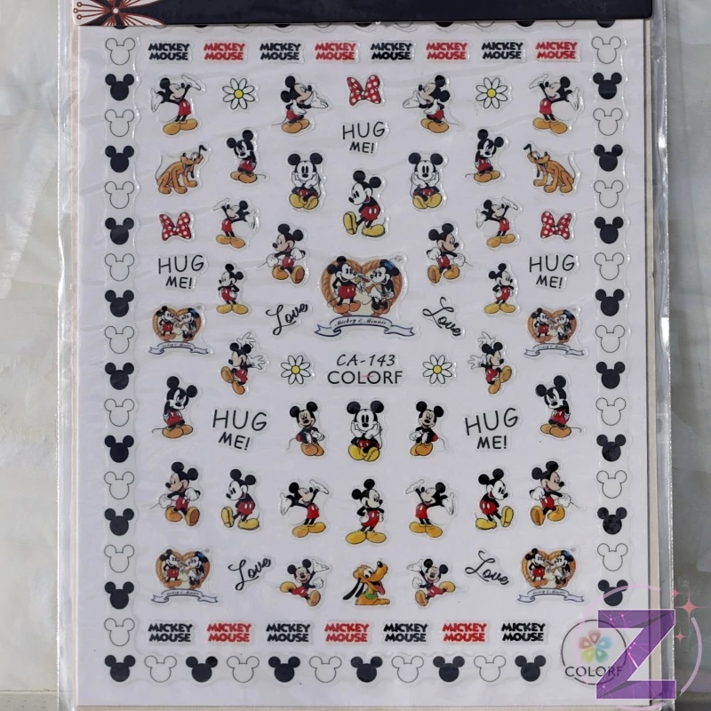 körömmatrica 3D mickey mouse