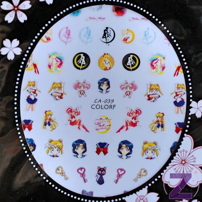 körömmatrica sailor moon 2 3D