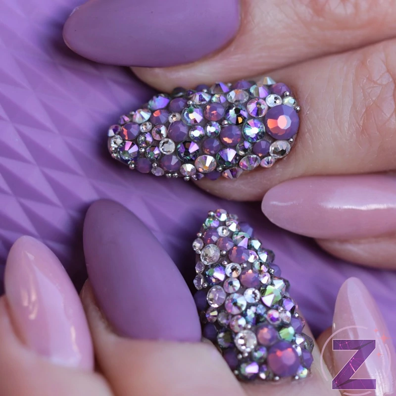 preciosa strasszkő ss6 méretben amethyst opál színben