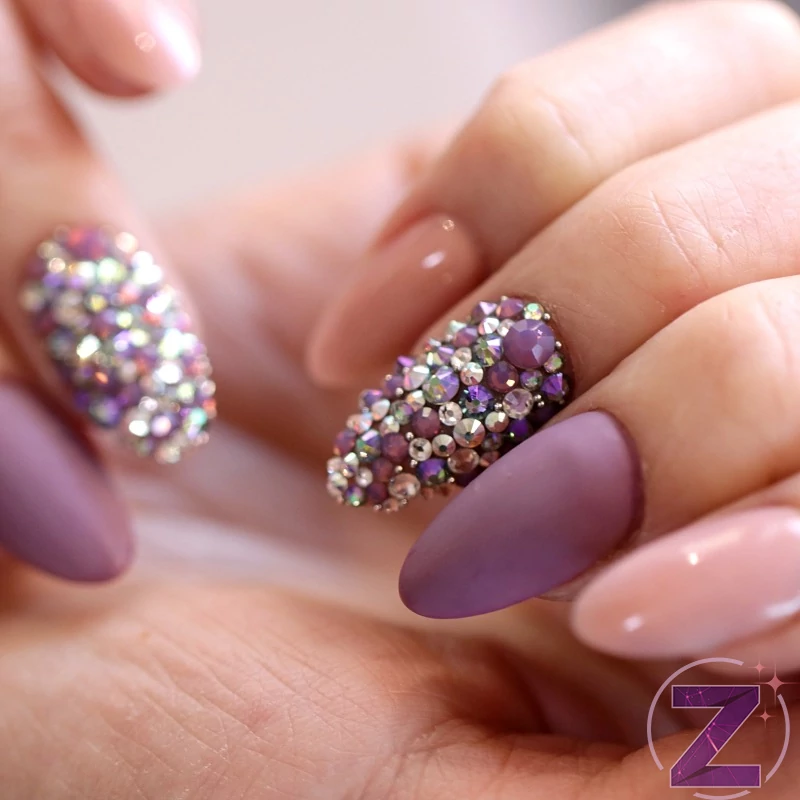 preciosa strasszkő ss6 méretben amethyst opál színben
