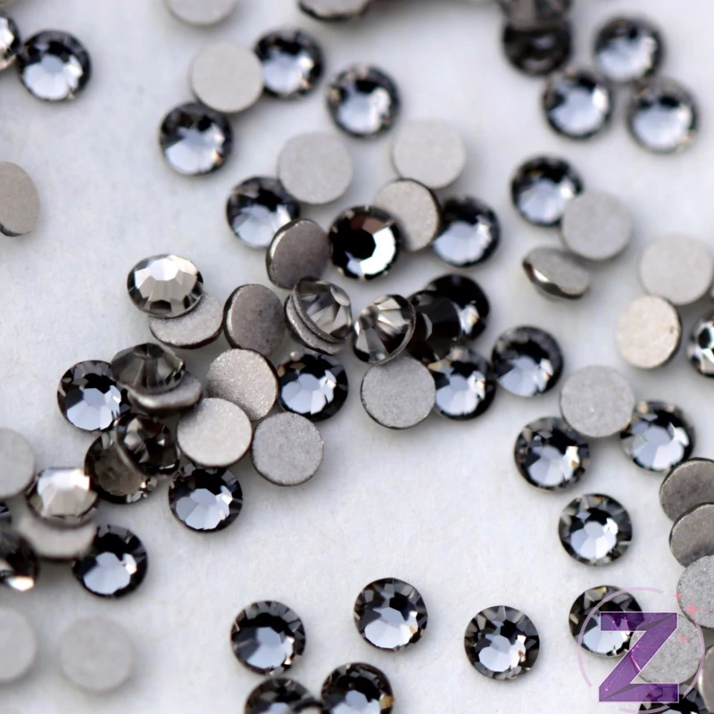 preciosa strasszkő ss5 méretben black diamond színben