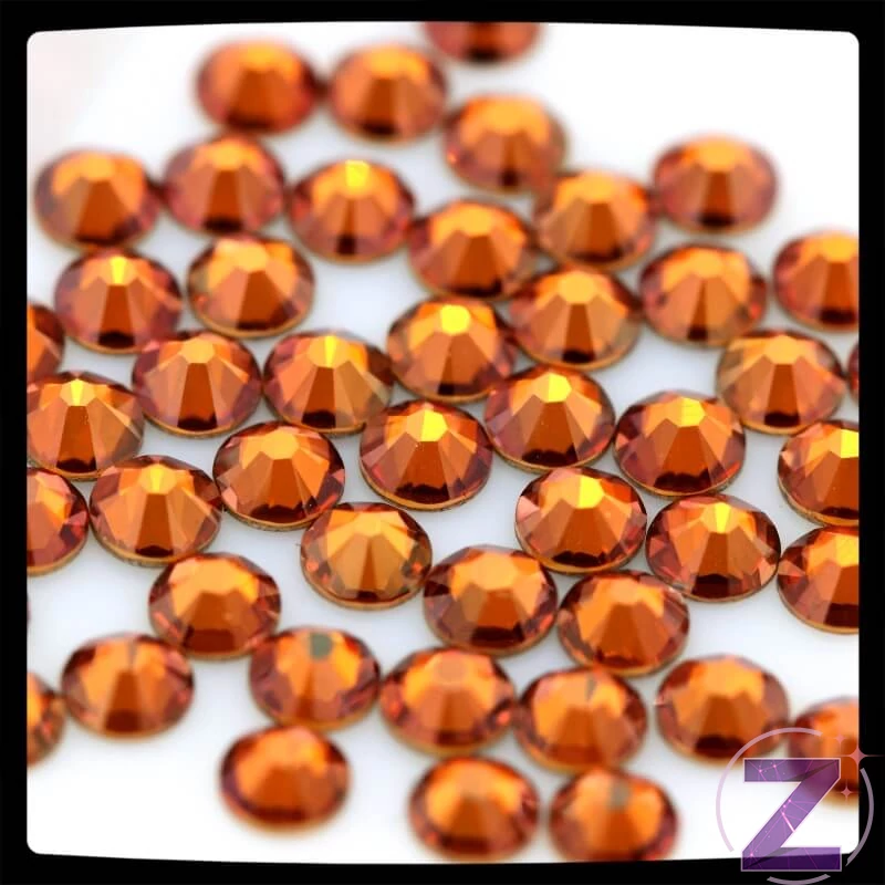 swarovski strasszkő ss12 méretben copper színben